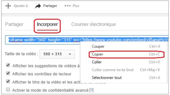 Insérez une vidéo en ligne avec du code dans PowerPoint