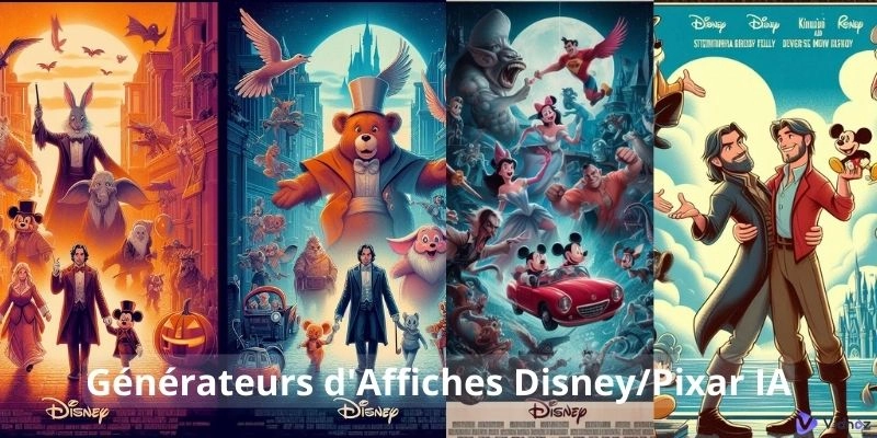 Créez facilement votre affiche Disney avec IA : 5 outils gratuits pour des créations Disney/Pixar époustouflantes en ligne