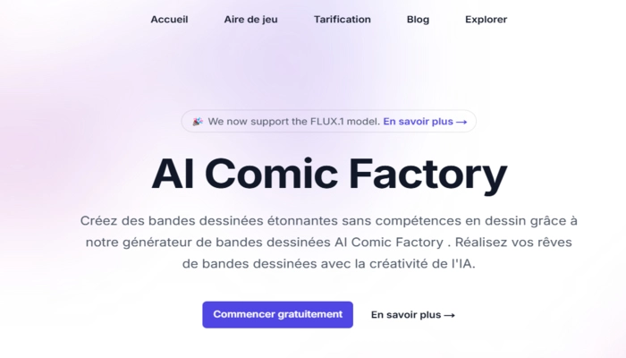 AI comic factory image un