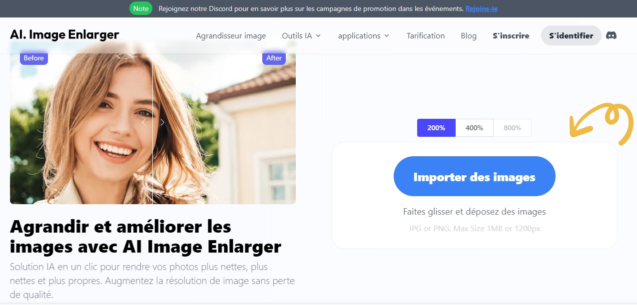 ai image enlarger agrandir des images