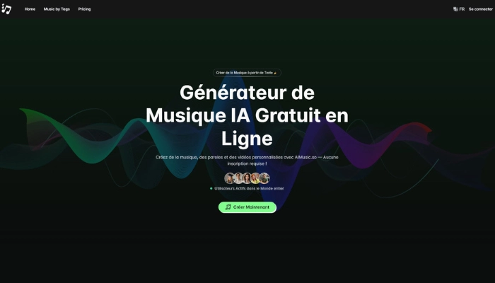 ai music generator free online genere musique ia avec paroles​