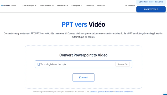 AI Studio ppt en video etape deux