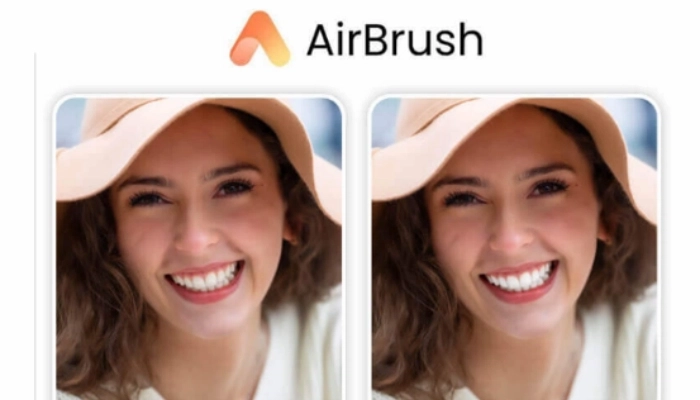 airbrush blanchir les dents sur les photos