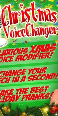 app pour faire la voix du Père Noël sur iOS Christmas Voice Changer