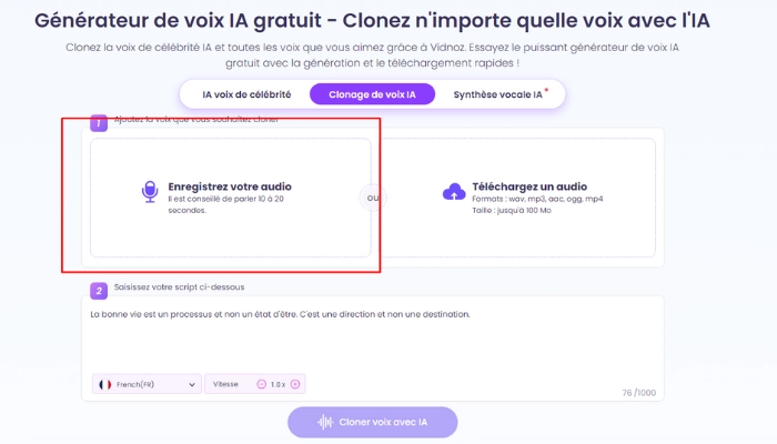 application fiche de revision gratuit vidnoz