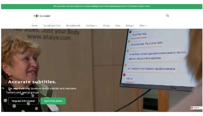 application malentendant gratuite speaksee