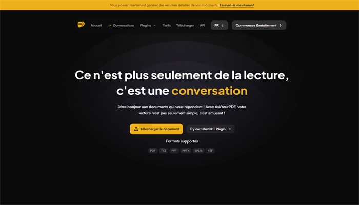 askyourpdf chat pdf gratuit