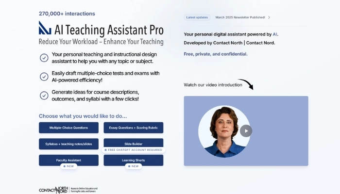 assistant ia pour creer des cours gratuitement
