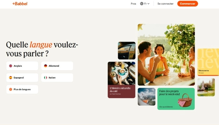 babbel application ia pour apprendre anglais sur ios et android