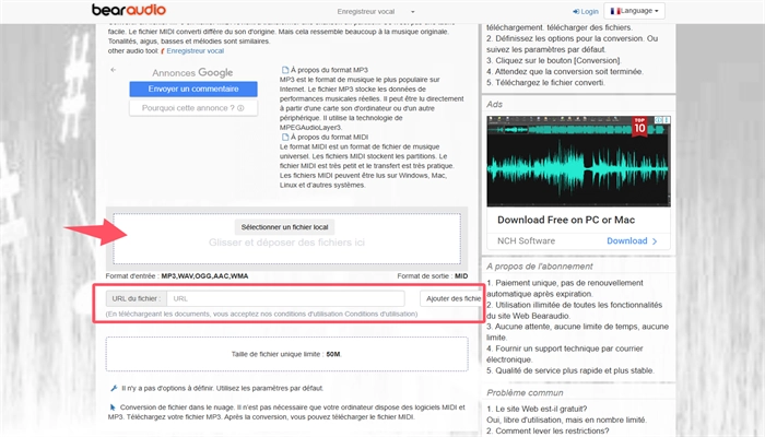 bearaudio mp3 en midi a