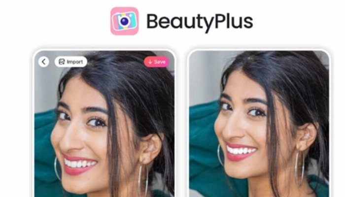 beautyplus blanchir les dents sur les photos