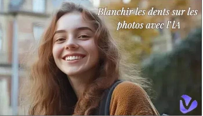 blanchir les dents sur les photos