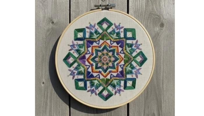 broderie geometrique a partir de description textuelle