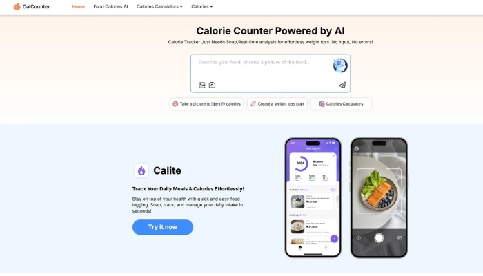 calcounter compteur de calories ia gratuit en ligne
