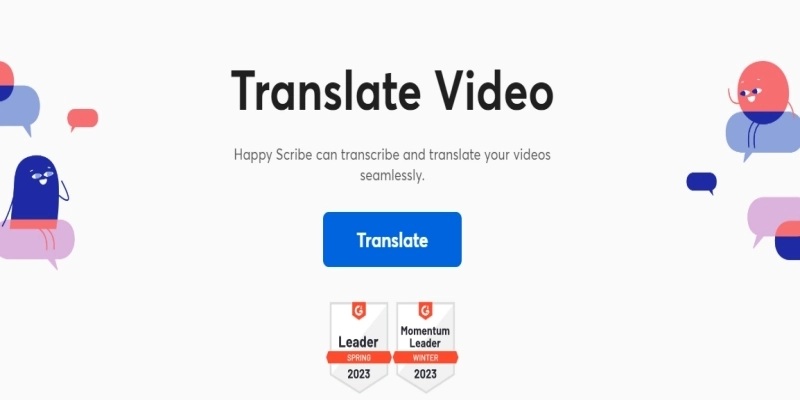 changer la langue de video avec happy scribe