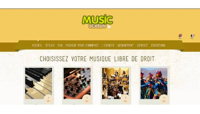 chansons libres de droit musicscreen