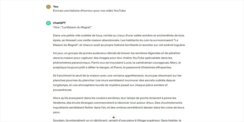 chatgpt faire chaine youtube 1
