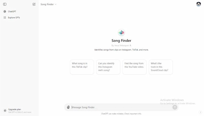 chatgpt song finder retrouver une musique avec un extrait en ligne