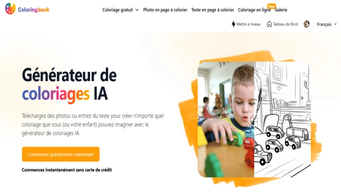 ColoringBook transformer une photo en coloriage