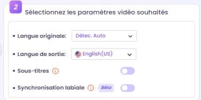 comment changer la langue de video avec vidnoz ai