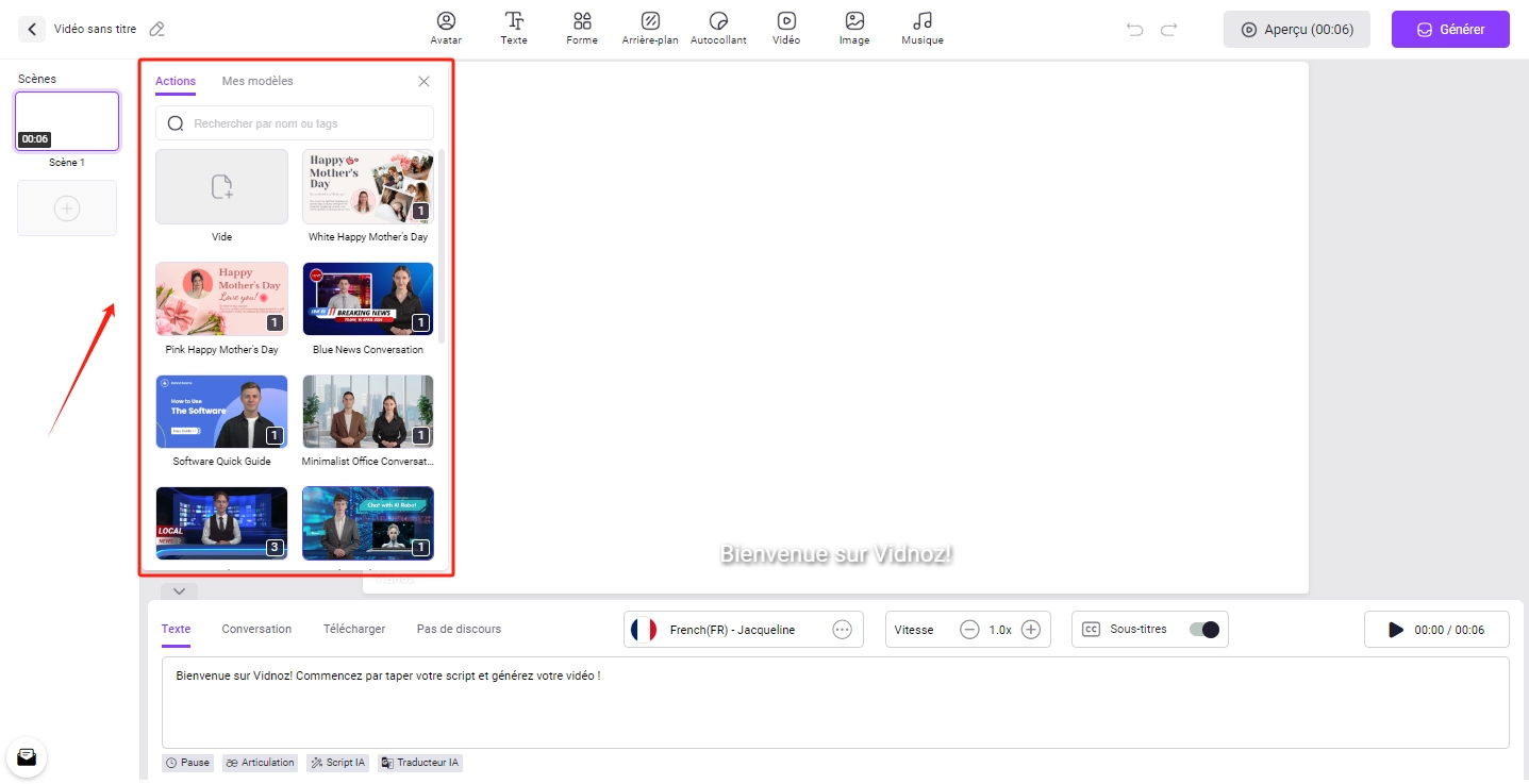 comment convertir un blog en video etape 3