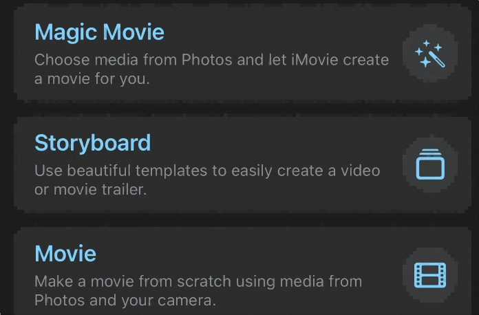 comment couper une vidéo sur iMovie