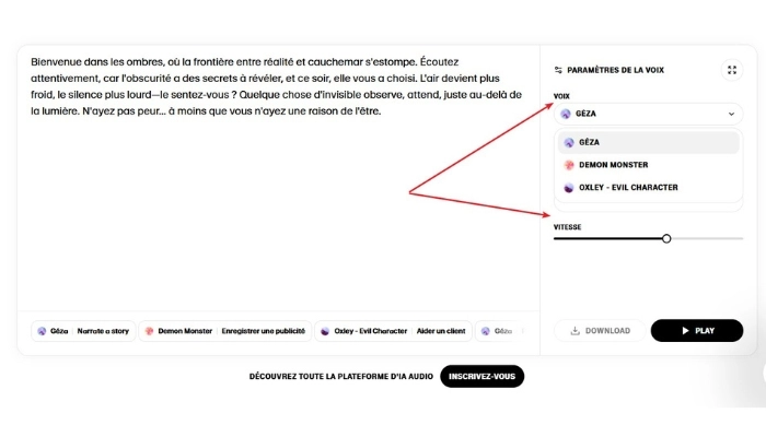 comment creer des voix qui font peur avec elevenlabs