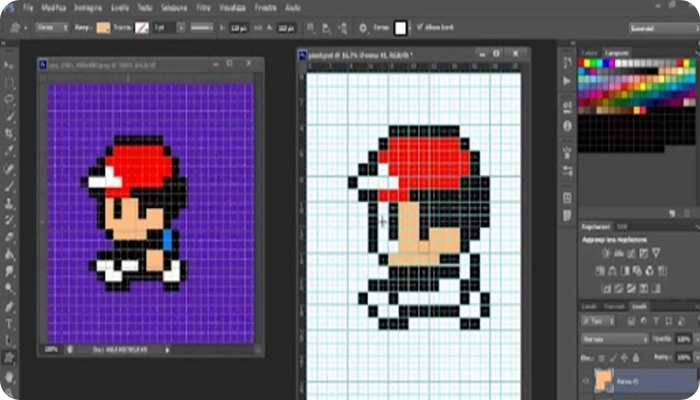 Comment faire un pixel art sur PhotoShop