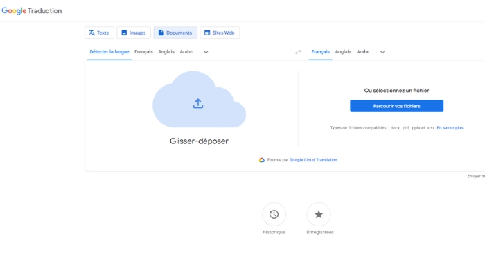 comment traduire un pdf avec google translate