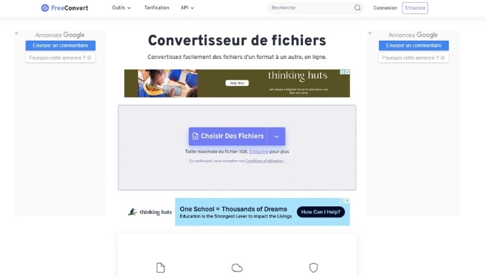 compresser une video gratuitement en ligne avec freeconvert