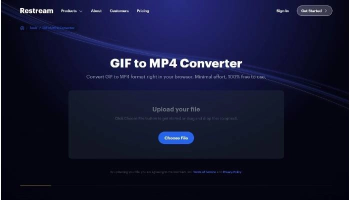 convertir gif en mp4 gratuit restream