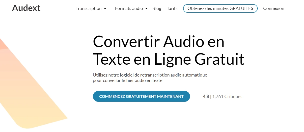 convertisseur audio en texte