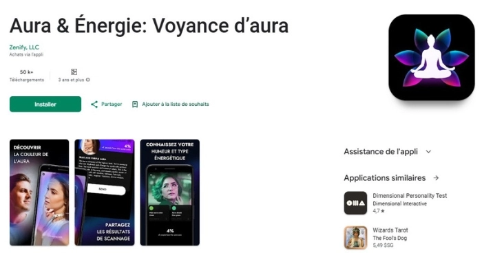 couleur aura test avec aurla