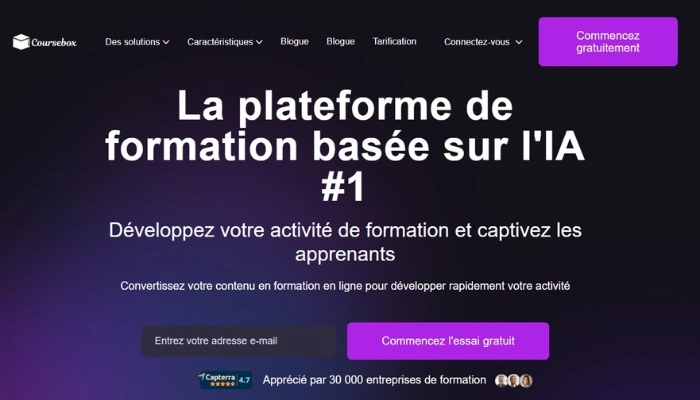 coursebox createur de cours ia gratuit en ligne