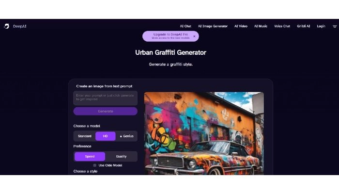 creation graffiti deepai