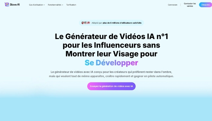 creer message video personnalise gratuit avec steve ai