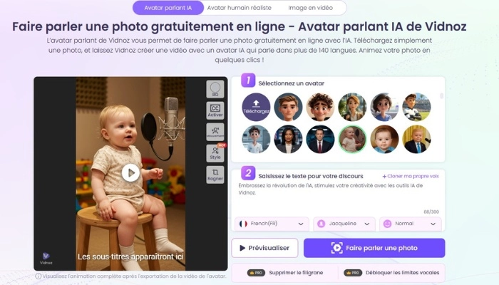 creer message video personnalise gratuit avec vidnoz