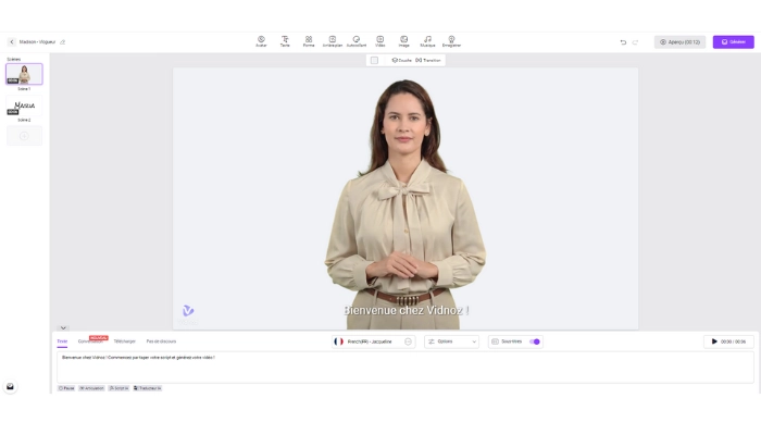 creer une video de presentation signature ia avec vidnoz