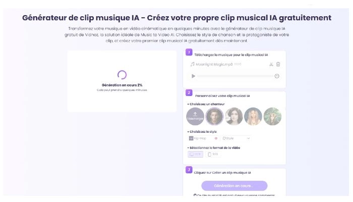 creer video karaoke gratuit vidnoz