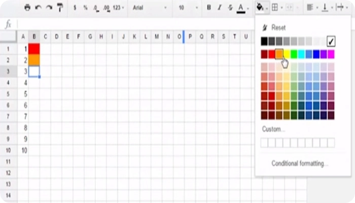 creer votre propre palette de couleurs