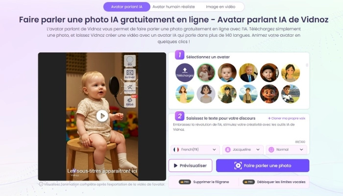 creez des videos parlantes amusantes