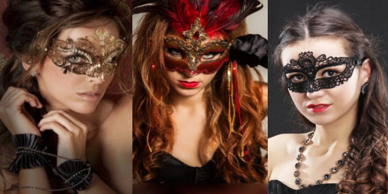 déguisement de carnaval avec masques