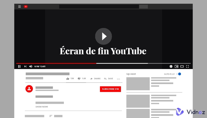 ecran de fin YouTube