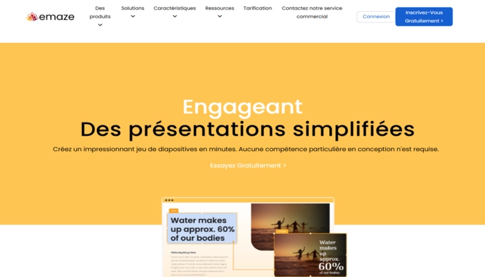 Emaze presentation interactive