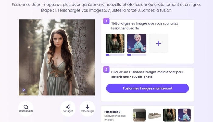 explorez la puissance de ia pour creer des visuels creatifs avec vidnoz ai image mixer