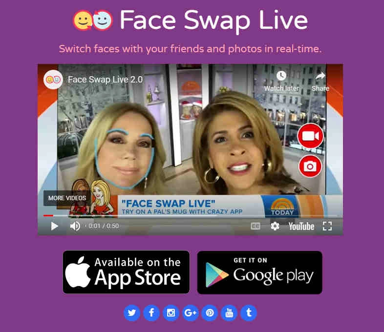 face swap live