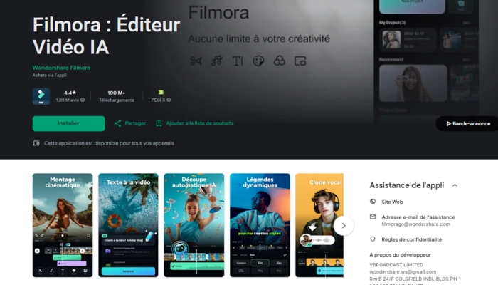 Filmora enlever musique video