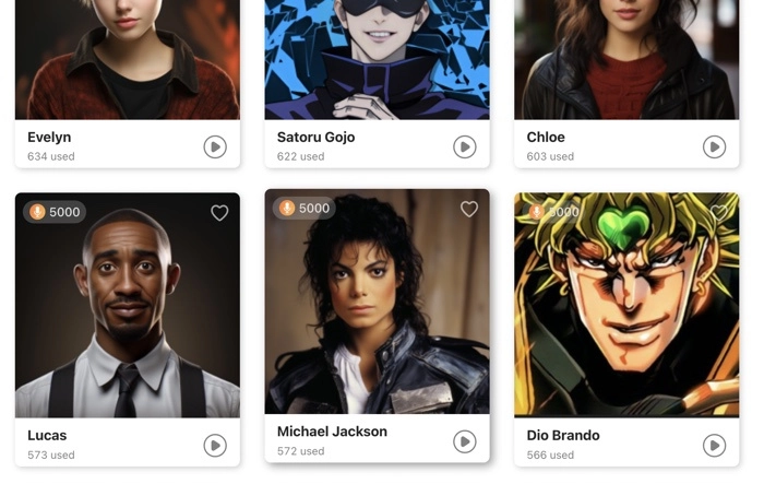 fineshare modificateur de voix ia de michael jackson