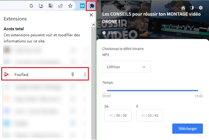 foxified convertisseur youtube en mp3 5