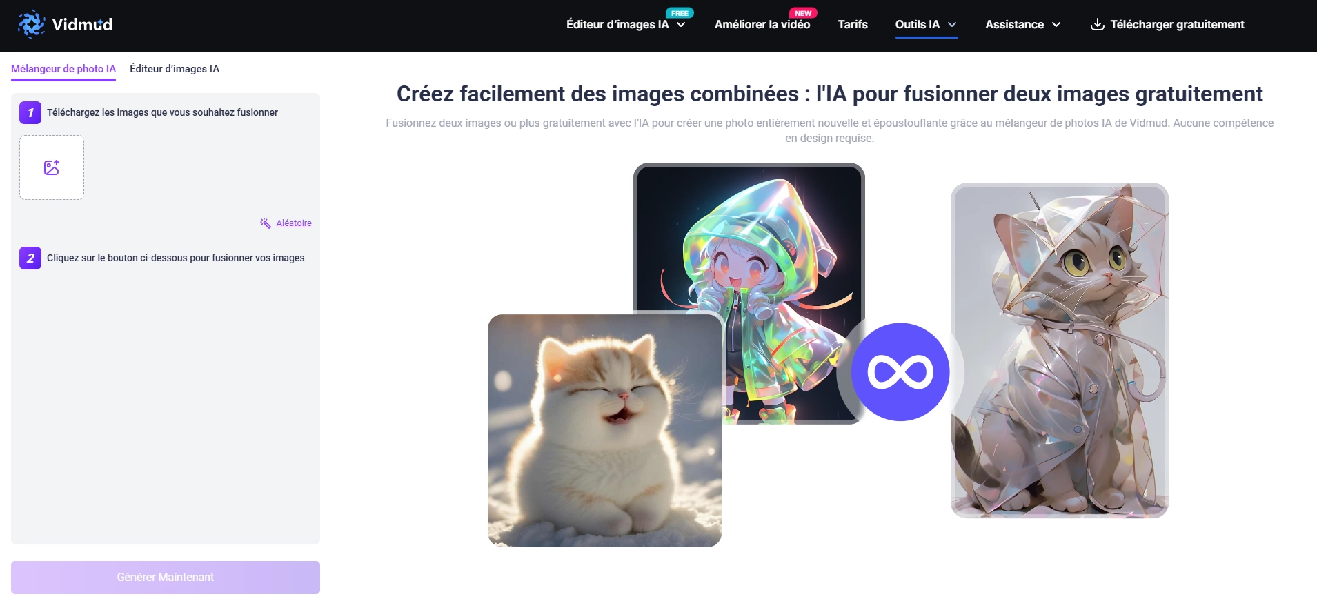 fusionner image ia vidmud